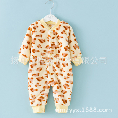 秋冬季寶寶春季新生兒長袖外出服